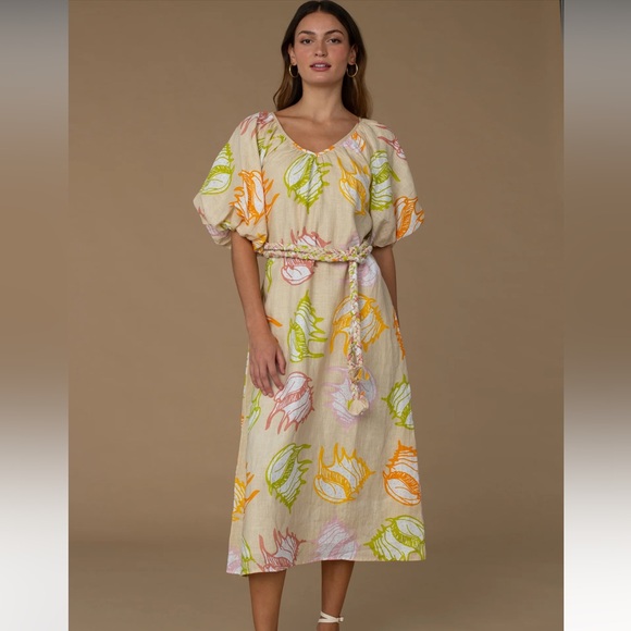 NWT Elizabeth James The Label Penny Dress in Shells - Picture 2 of 8